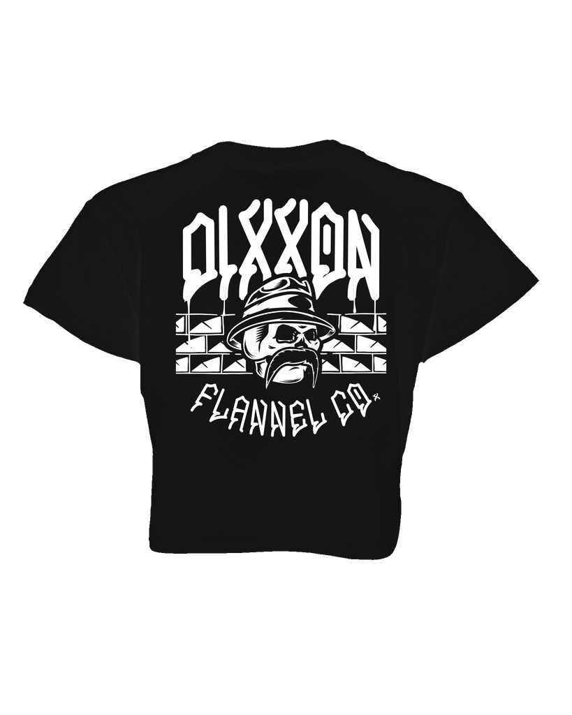 Women's Hector Crop Top - Black - Dixxon Flannel Co.