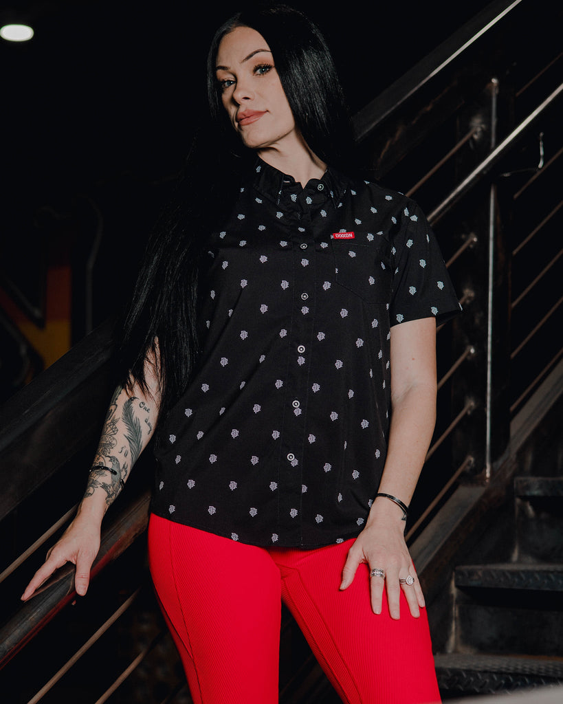 Women's Insignia Party Shirt - Black & White - Dixxon Flannel Co.