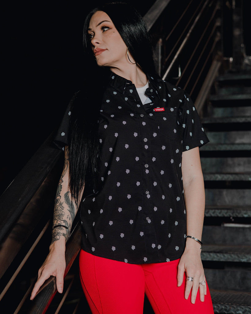 Women's Insignia Party Shirt - Black & White - Dixxon Flannel Co.