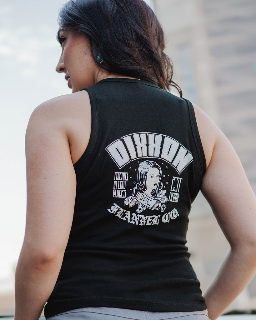 Women's Maria Fitted Tank - Black - Dixxon Flannel Co.