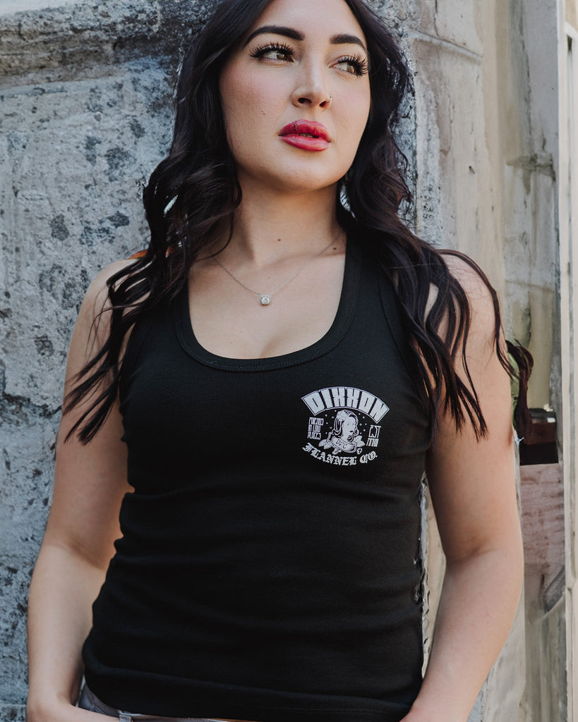 Women's Maria Fitted Tank - Black - Dixxon Flannel Co.