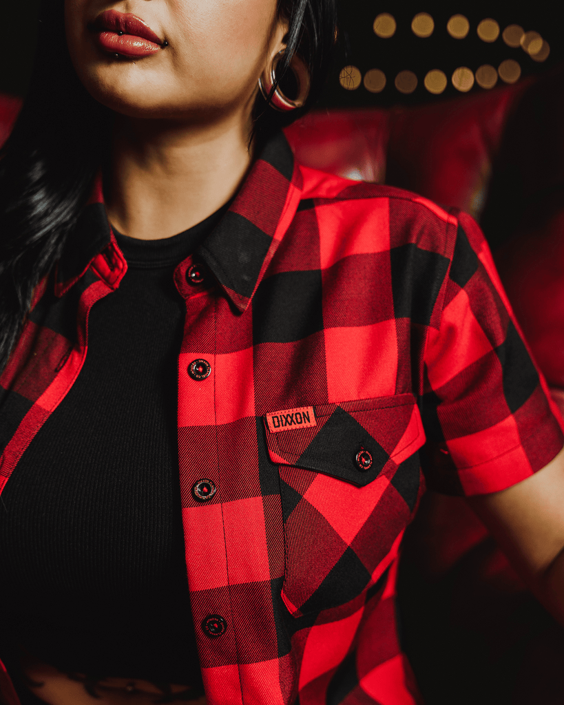 Women's Redrum Short Sleeve Flannel - Dixxon Flannel Co.