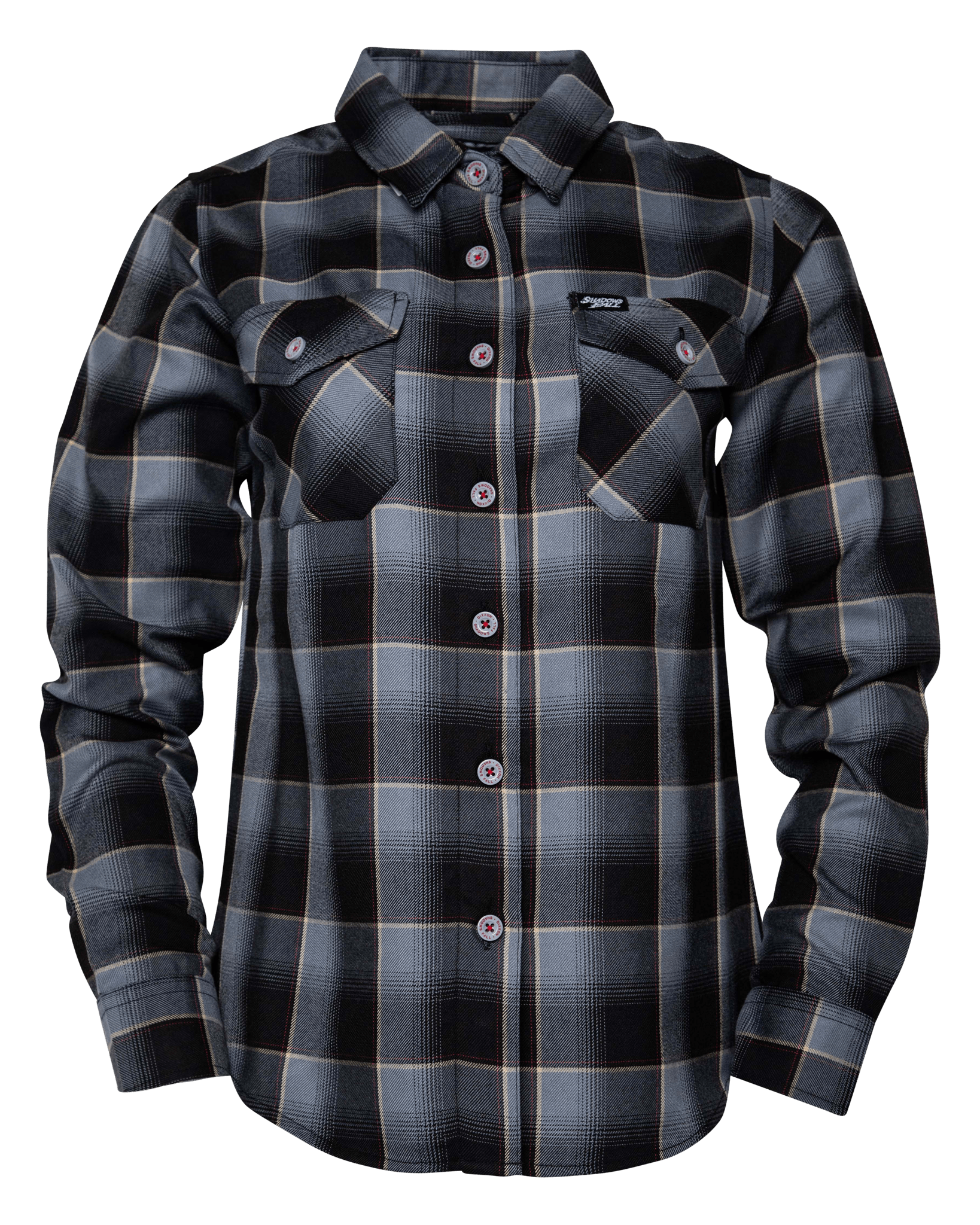 DIXXON The deals Static FLANNEL Women’s Poltergeist Halloween Black and White plaid