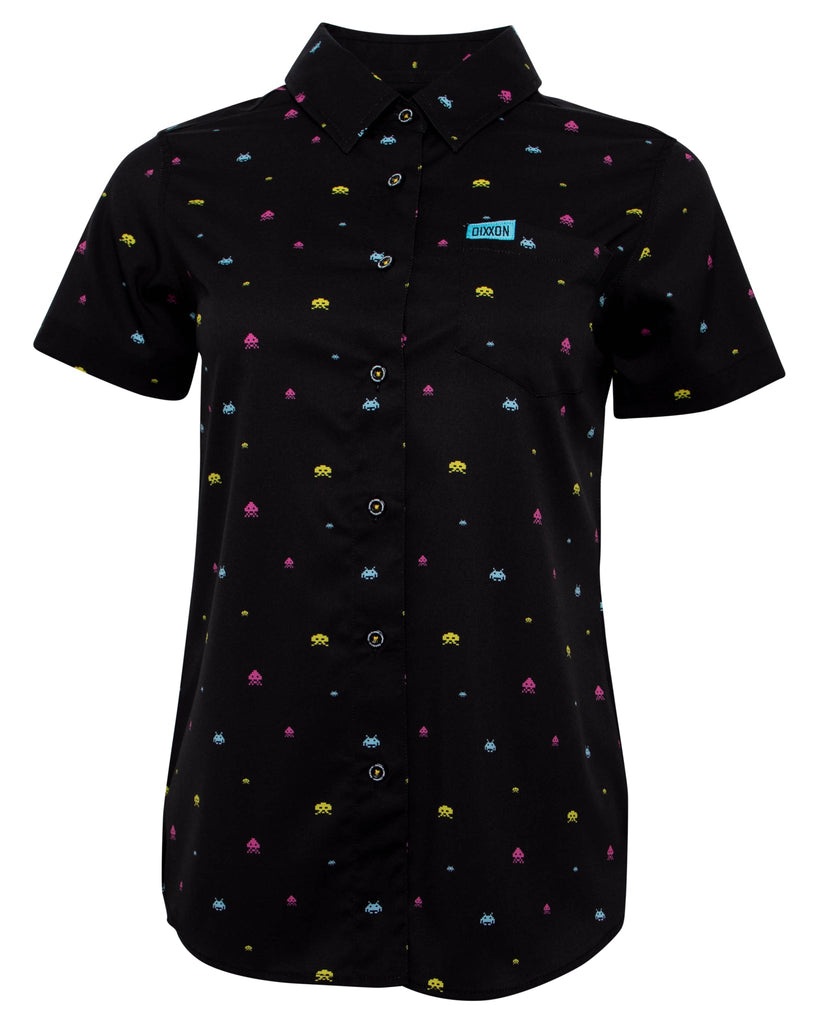 Women's Space Invaders Short Sleeve - Dixxon Flannel Co.