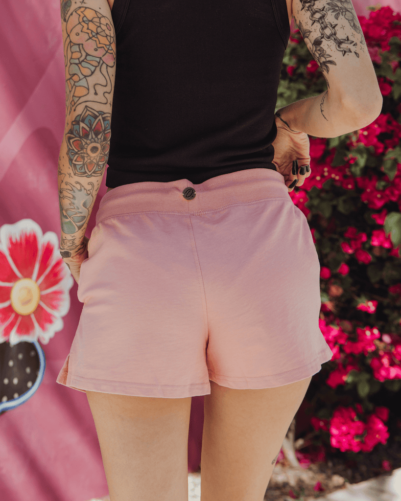 Women's Terry Shorts - Pink - Dixxon Flannel Co.