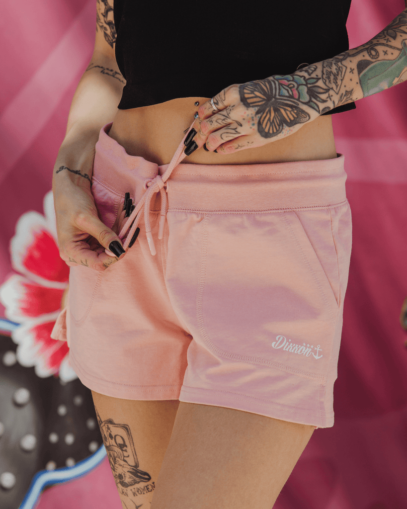 Women's Terry Shorts - Pink - Dixxon Flannel Co.