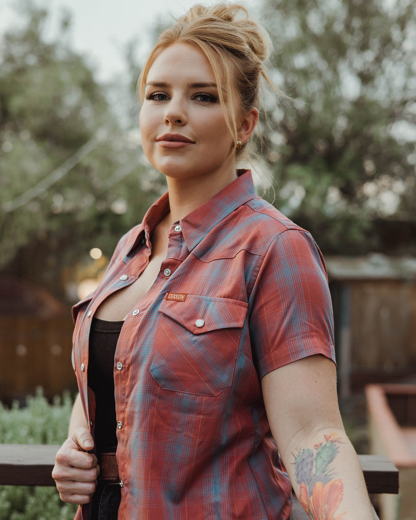 Women's The Oatman Bamboo Short Sleeve - Lasso - Dixxon Flannel Co.