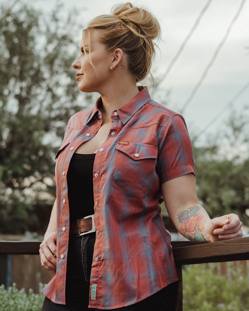 Women's The Oatman Bamboo Short Sleeve - Lasso - Dixxon Flannel Co.