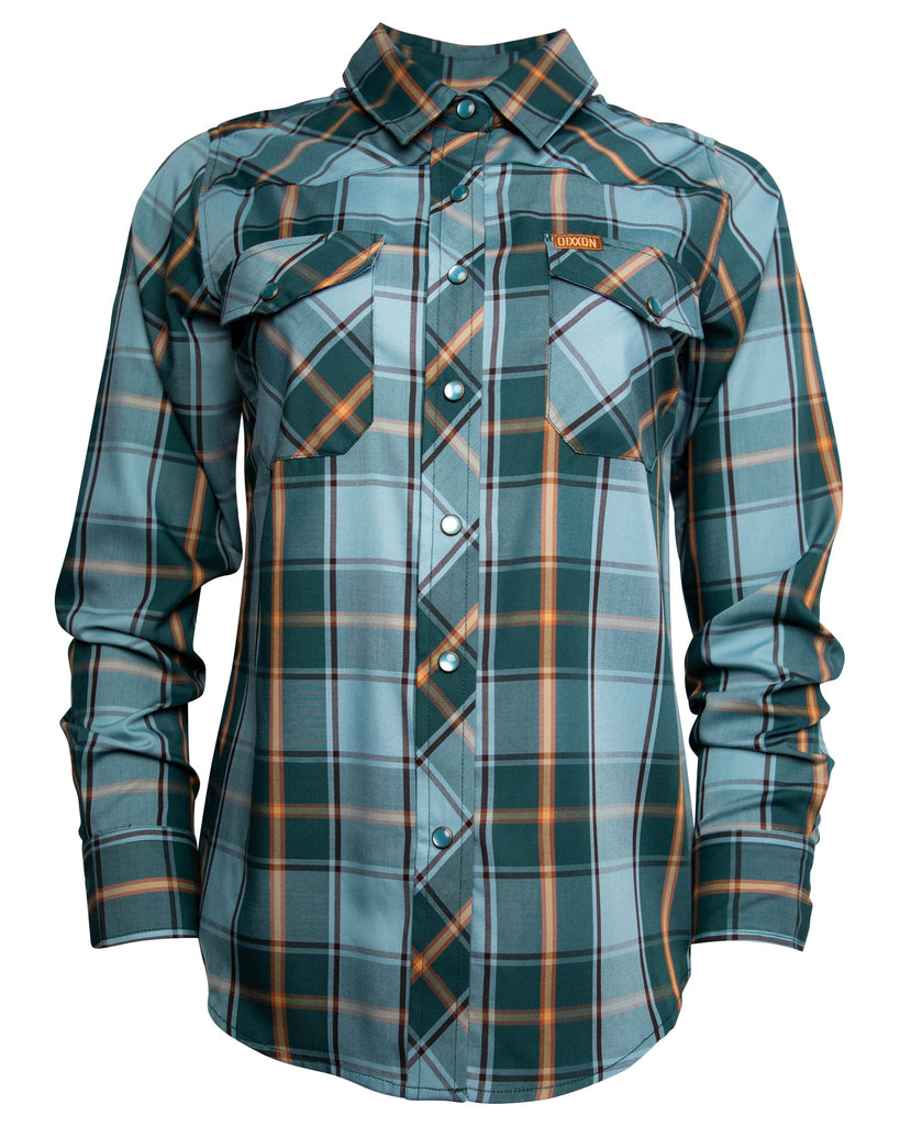 Women's The Silverton Bamboo Long Sleeve - Lasso - Dixxon Flannel Co.