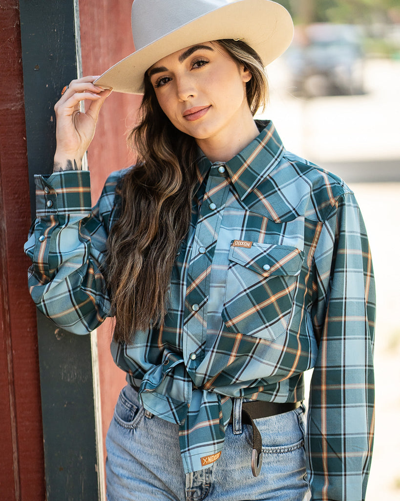 Women's The Silverton Bamboo Long Sleeve - Lasso - Dixxon Flannel Co.