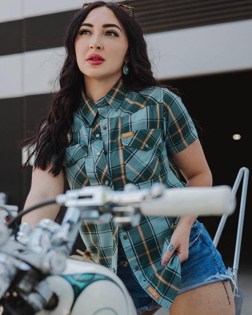 Women's The Silverton Bamboo Short Sleeve - Lasso - Dixxon Flannel Co.