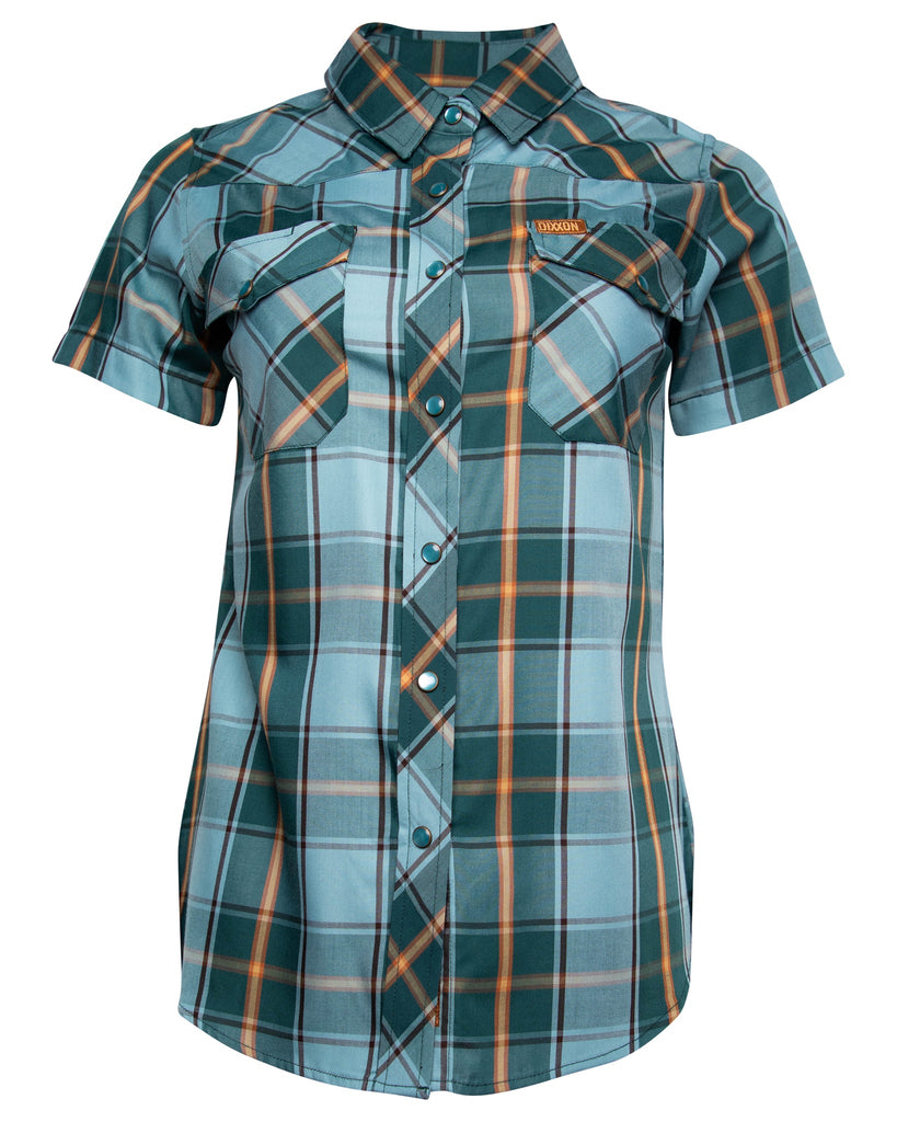 Women's The Silverton Bamboo Short Sleeve - Lasso - Dixxon Flannel Co.