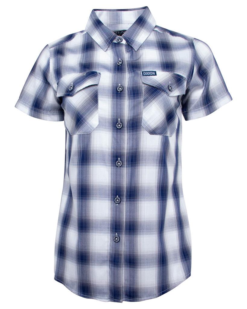 Women's White Cap Bamboo Short Sleeve - Dixxon Flannel Co.