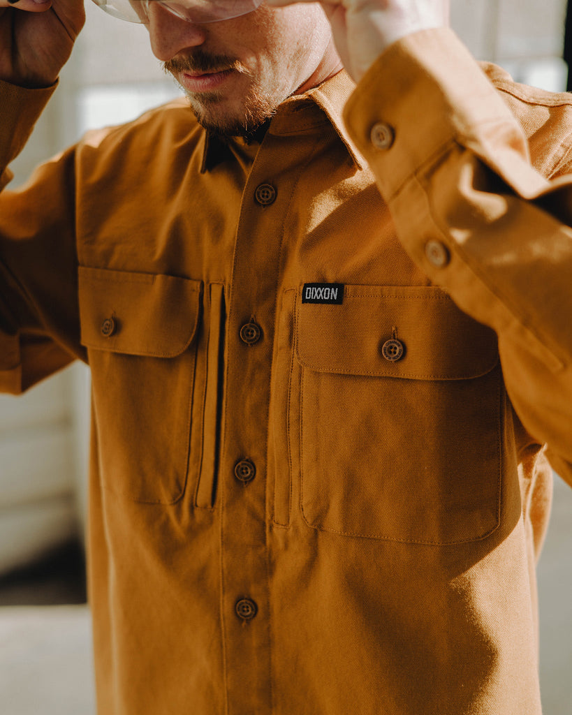 Work Shirt Long Sleeve - Camel - Dixxon Flannel Co.