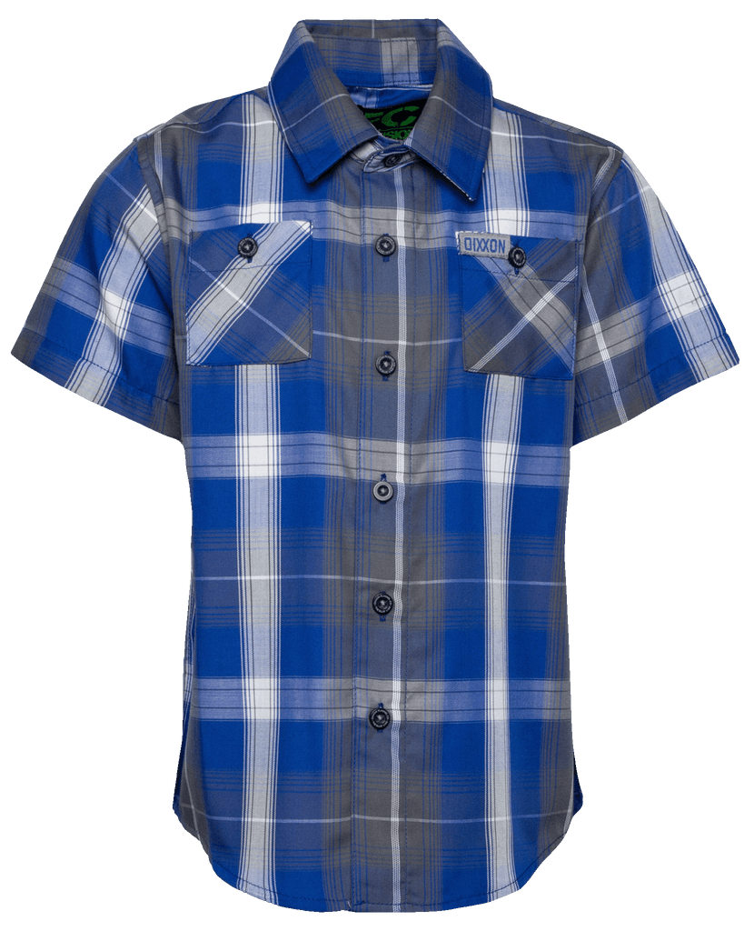 Youth Blue Line Bamboo Short Sleeve - Dixxon Flannel Co.