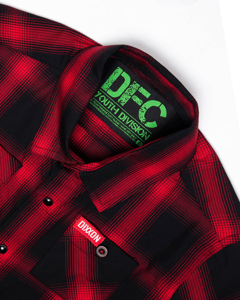 Youth El Rojo Loco Bamboo Short Sleeve - Dixxon Flannel Co.