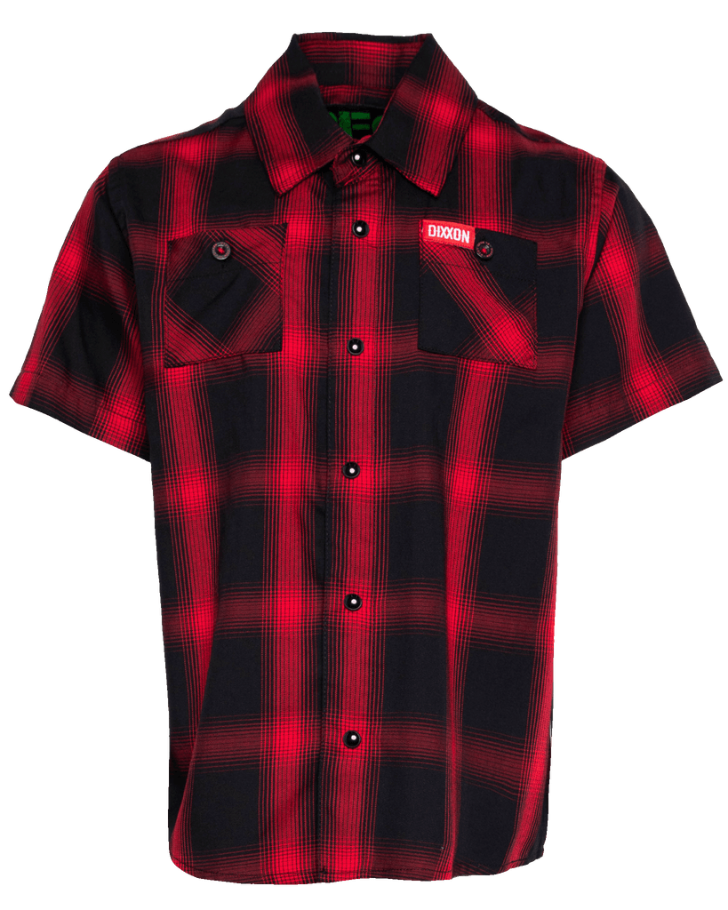 Youth El Rojo Loco Bamboo Short Sleeve - Dixxon Flannel Co.