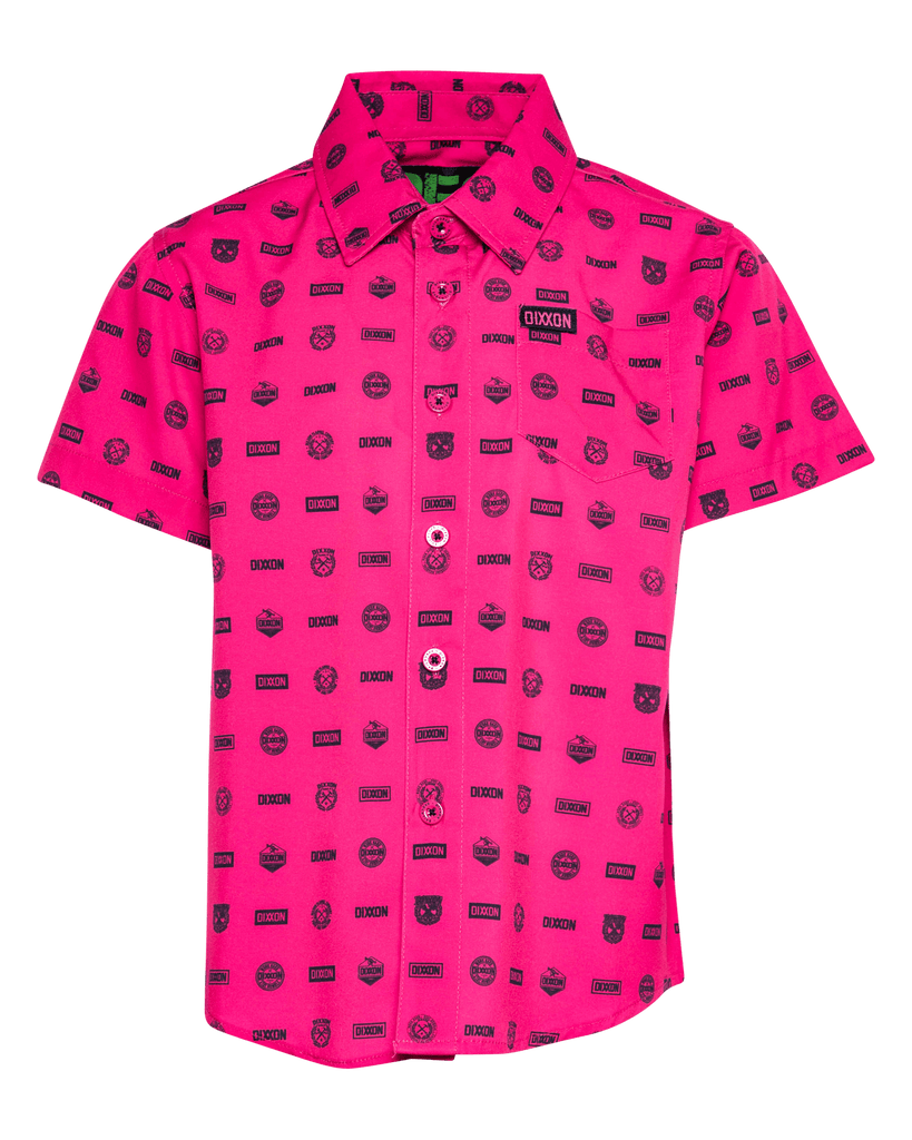 Youth Executive Short Sleeve - Pink - Dixxon Flannel Co.