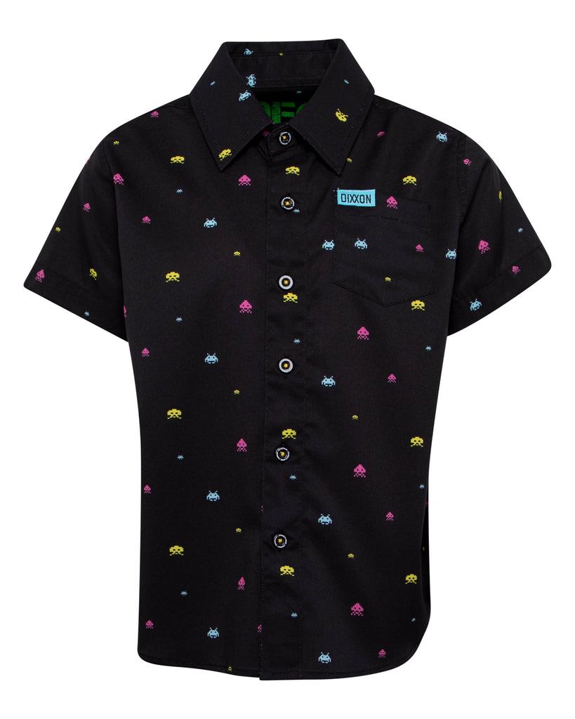 Youth Space Invaders Short Sleeve - Dixxon Flannel Co.