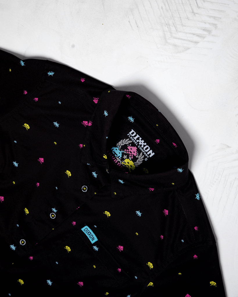 Youth Space Invaders Short Sleeve - Dixxon Flannel Co.