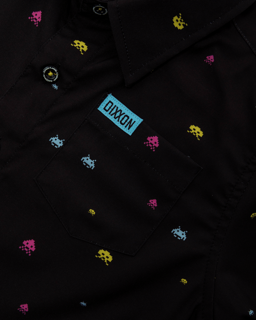 Youth Space Invaders Short Sleeve - Dixxon Flannel Co.