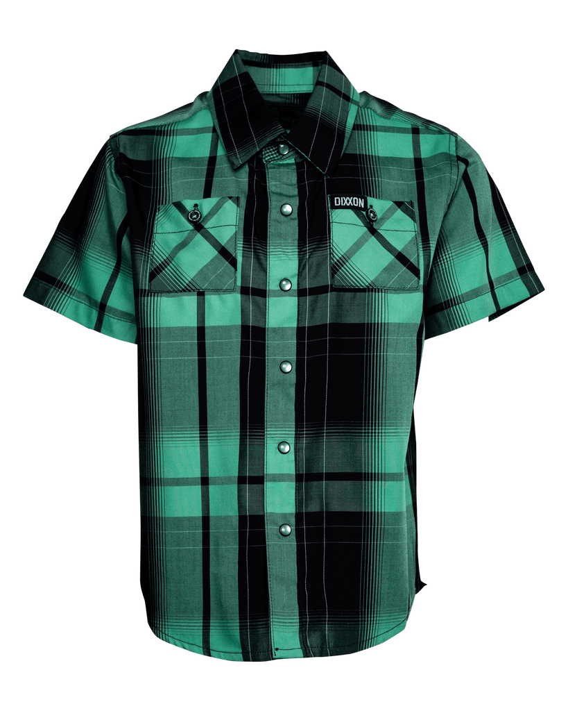 Youth Spearmint Bamboo Short Sleeve - Dixxon Flannel Co.