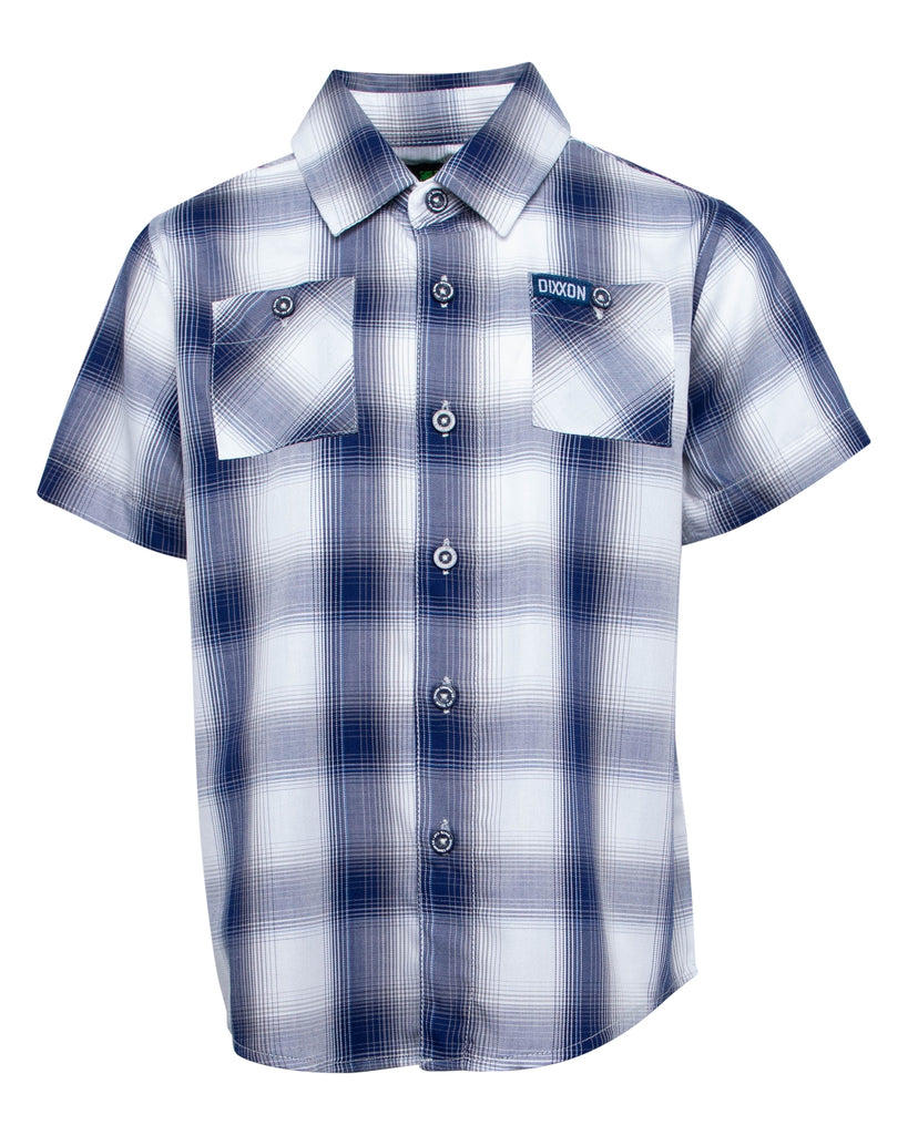 Youth White Cap Bamboo Short Sleeve - Dixxon Flannel Co.