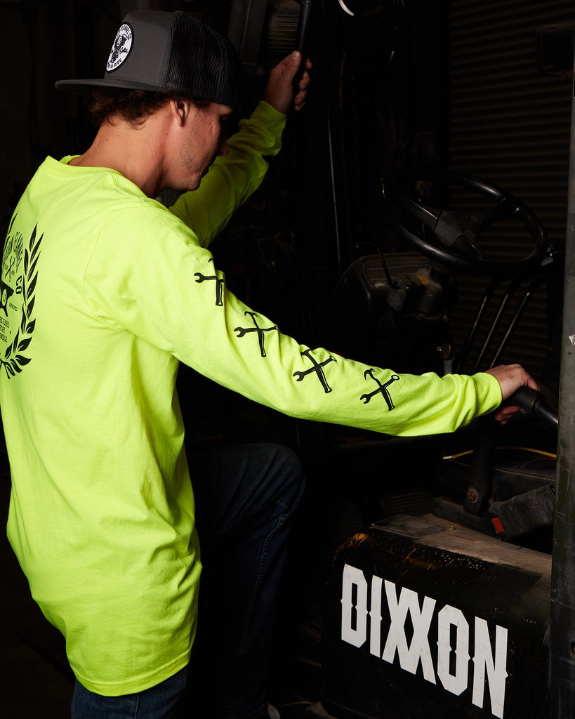 Approved Hi Vis Long Sleeve T-Shirt - Yellow - Dixxon Flannel Co.