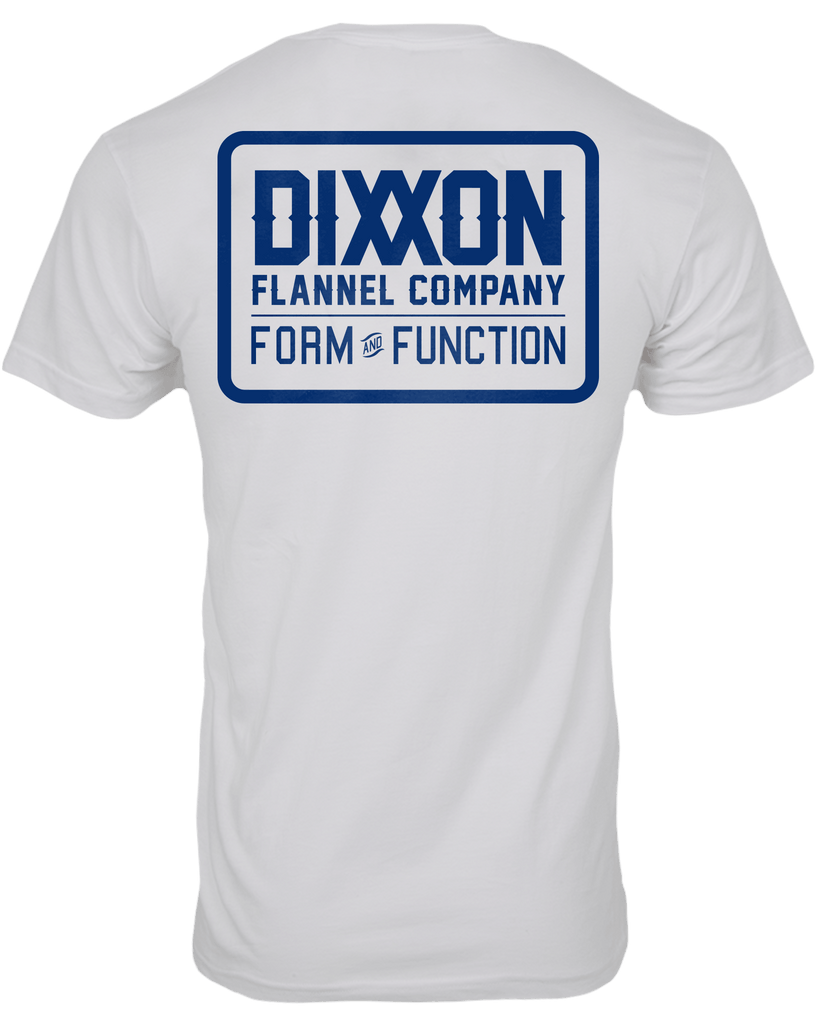 Classic T-Shirt - White & Navy - Dixxon Flannel Co.