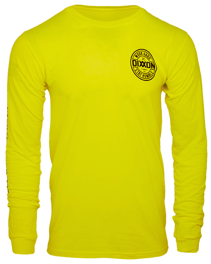 Corpo Hi Vis Long Sleeve T-Shirt - Yellow - Dixxon Flannel Co.