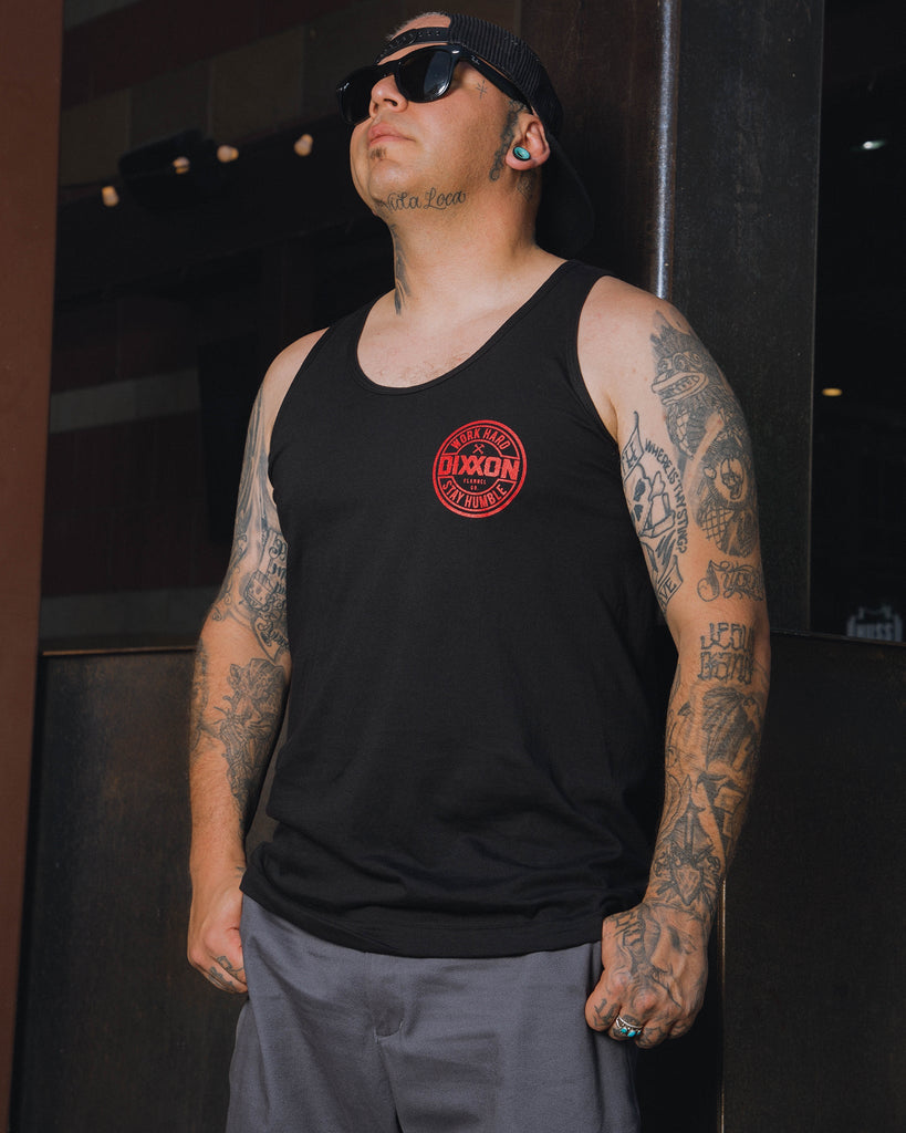 Corpo Tank - Black & Red - Dixxon Flannel Co.