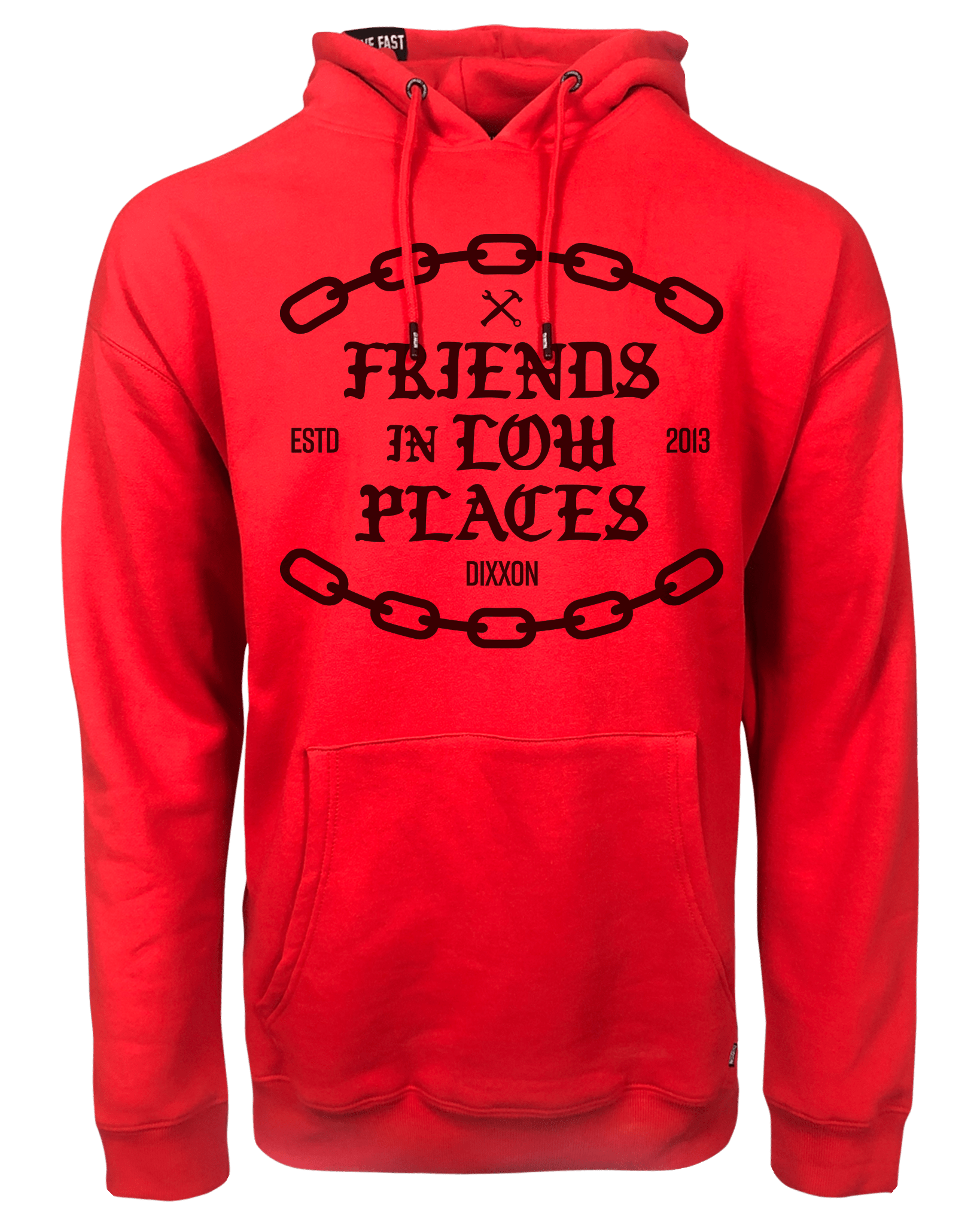 Vlone friends cheap hoodie red