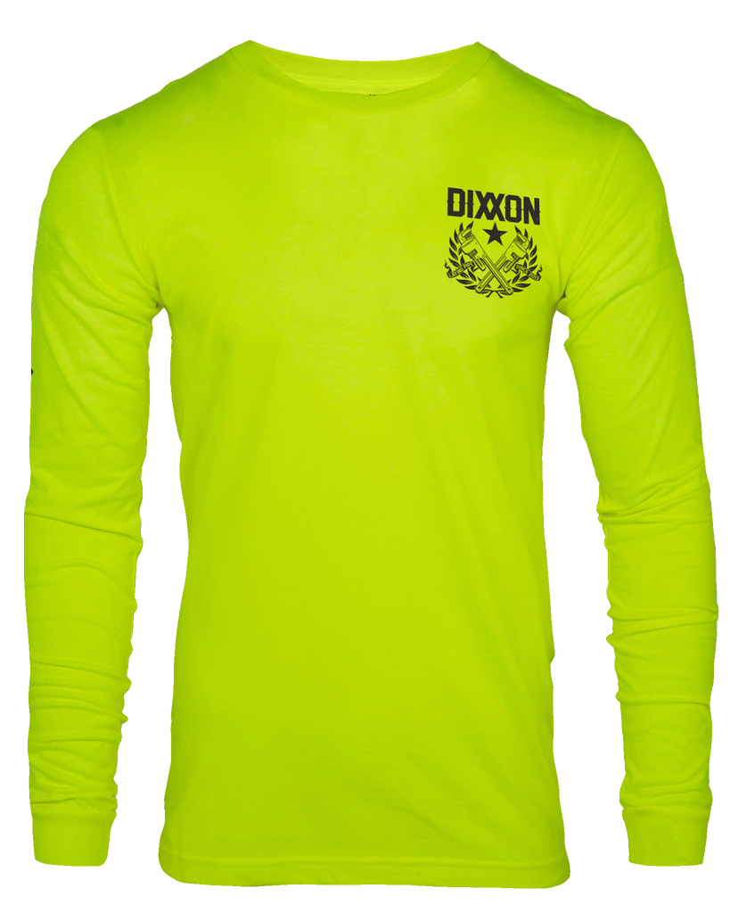 Pipe Layer Hi Vis Long Sleeve T-Shirt - Yellow - Dixxon Flannel Co.