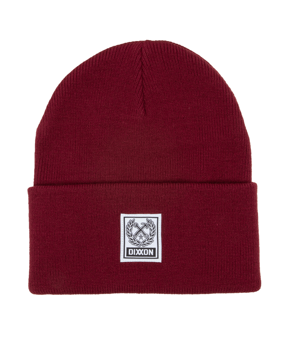 Ribbed Beanie - Maroon | Dixxon Flannel Co.