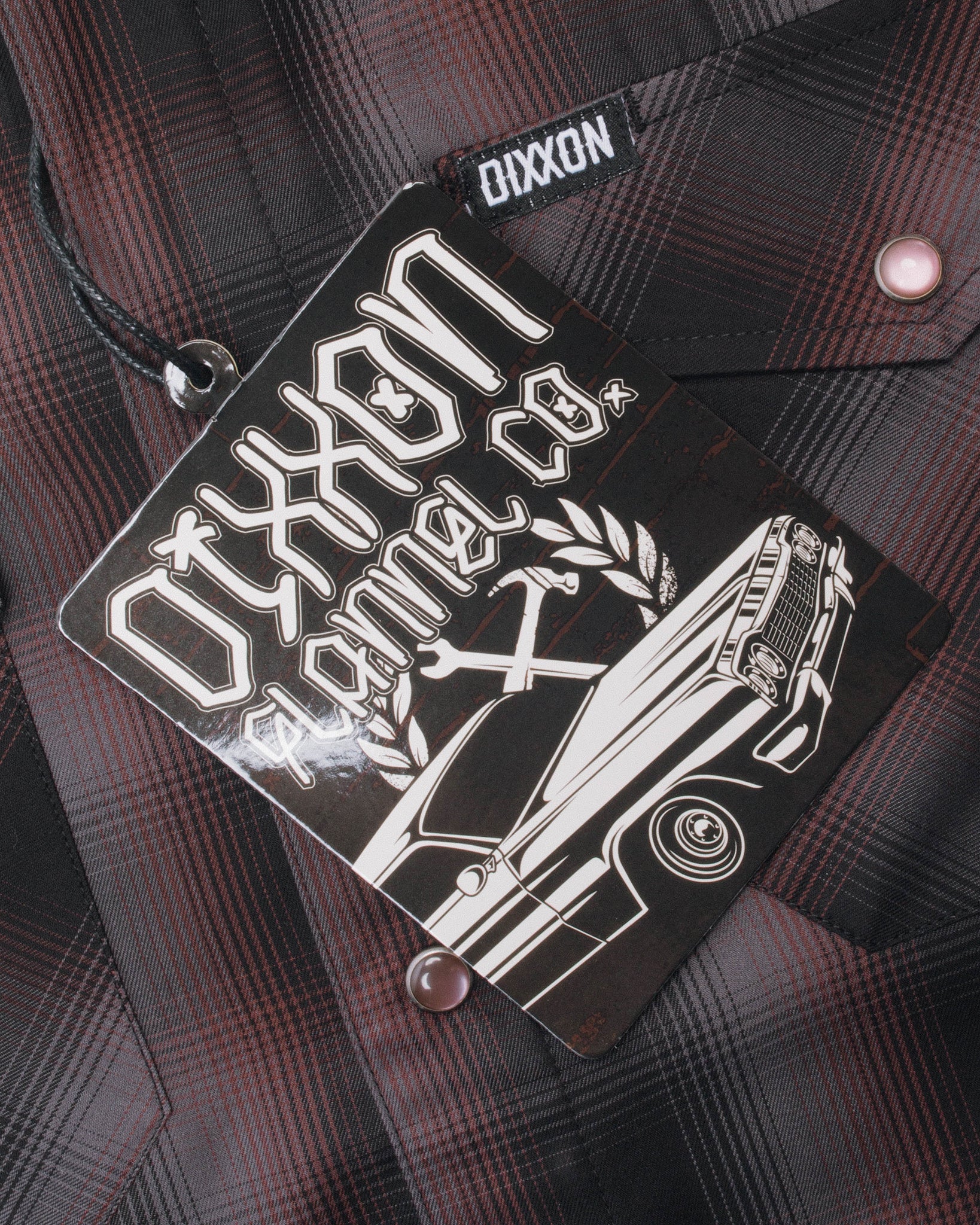 Vendor 1 Leather Keychain Clip | Dixxon Flannel Co. Gray