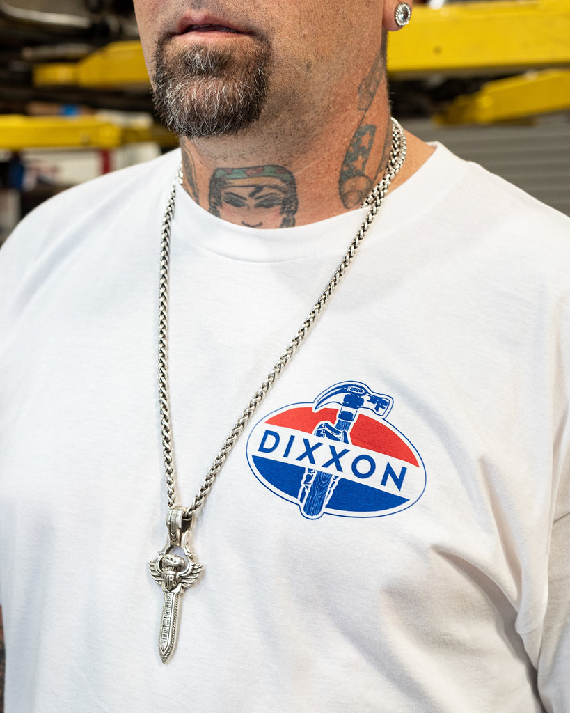 Standard T-Shirt - White, Red, & Blue - Dixxon Flannel Co.