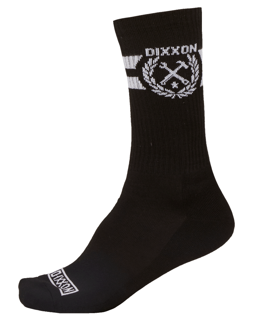 Stay Humble Premium Crew Socks - Black & White - Dixxon Flannel Co.