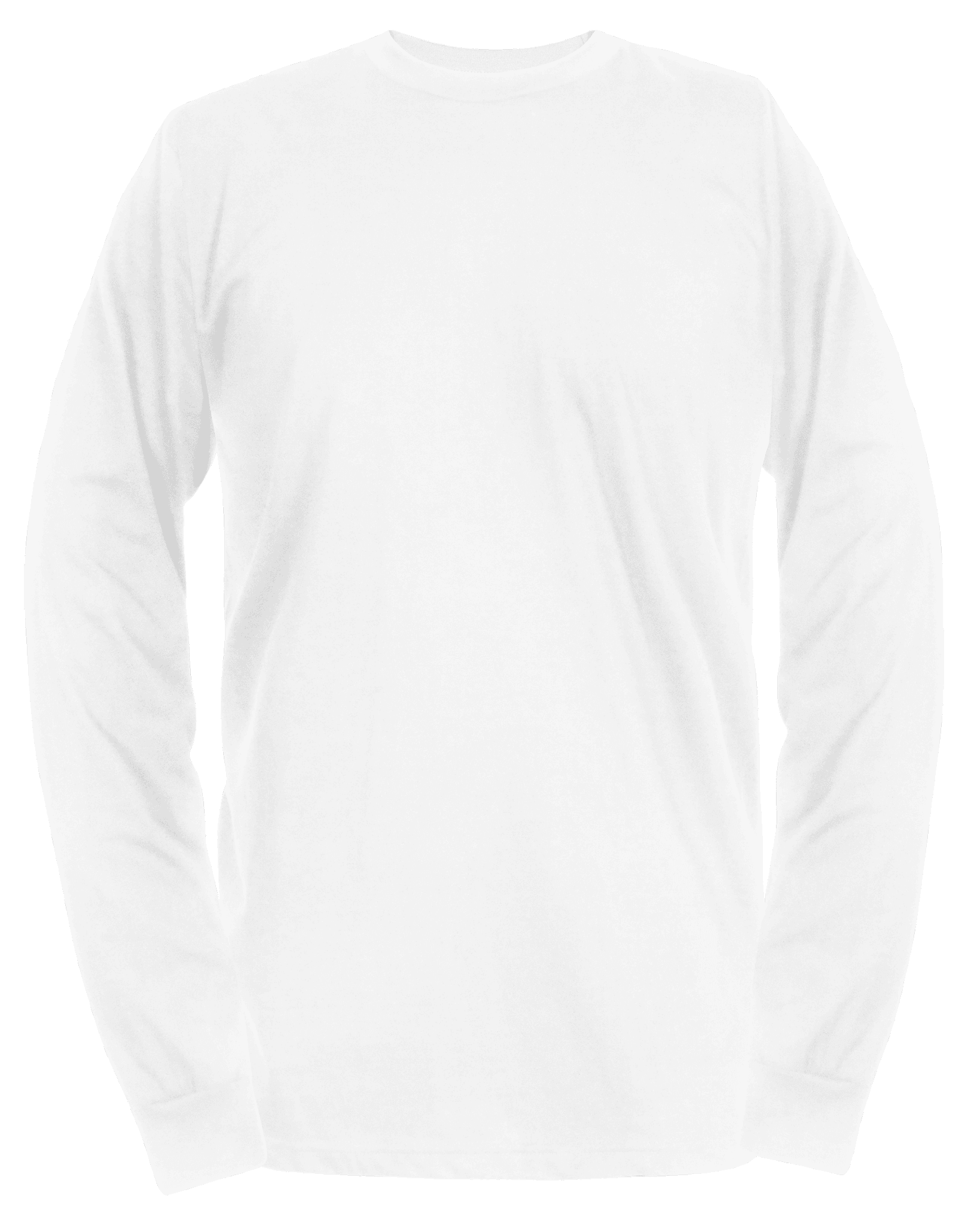 Plain white long sleeve sale