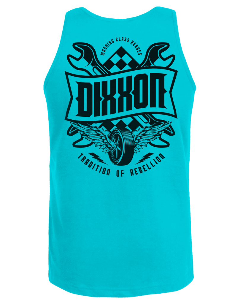 Tradition of Rebellion Tank - Tiffany - Dixxon Flannel Co.