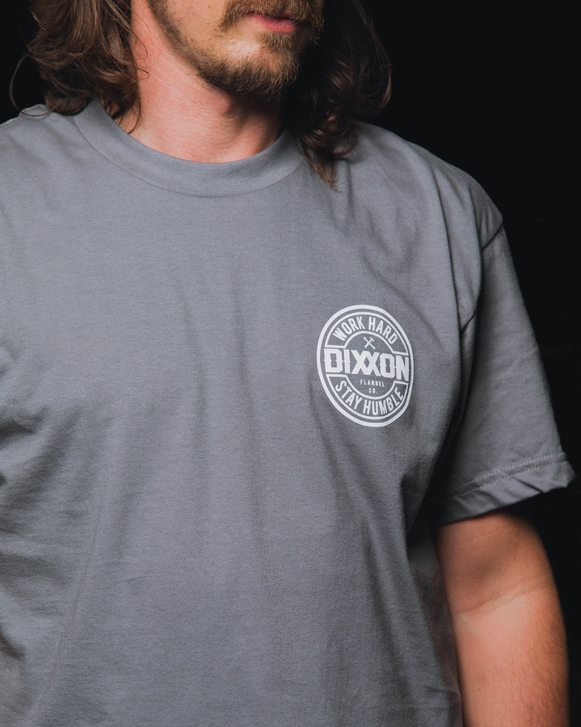 White Corpo T-Shirt - Charcoal - Dixxon Flannel Co.