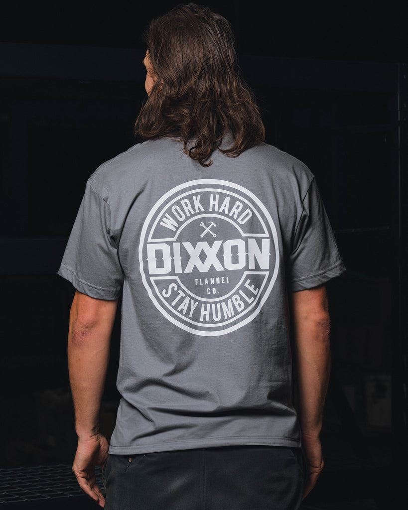 White Corpo T-Shirt - Charcoal - Dixxon Flannel Co.