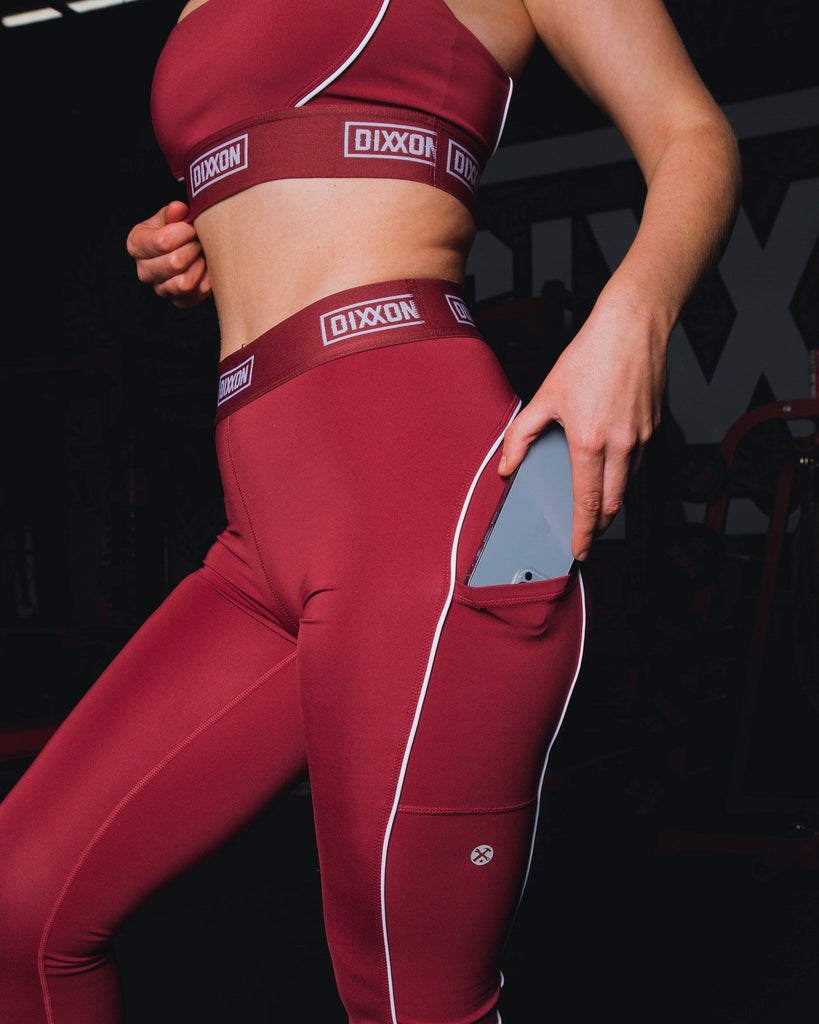 Women's Jane Leggings - Maroon - Dixxon Flannel Co.