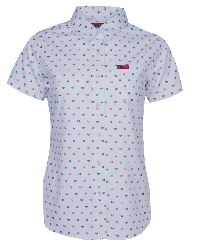 Women's Lucky 13 Short Sleeve - White - Dixxon Flannel Co.