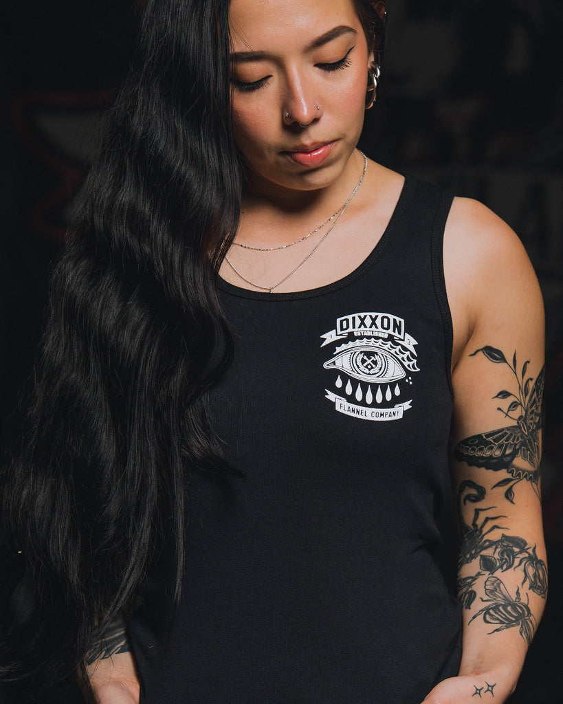 Women's Mystic Fitted Tank - Black - Dixxon Flannel Co.