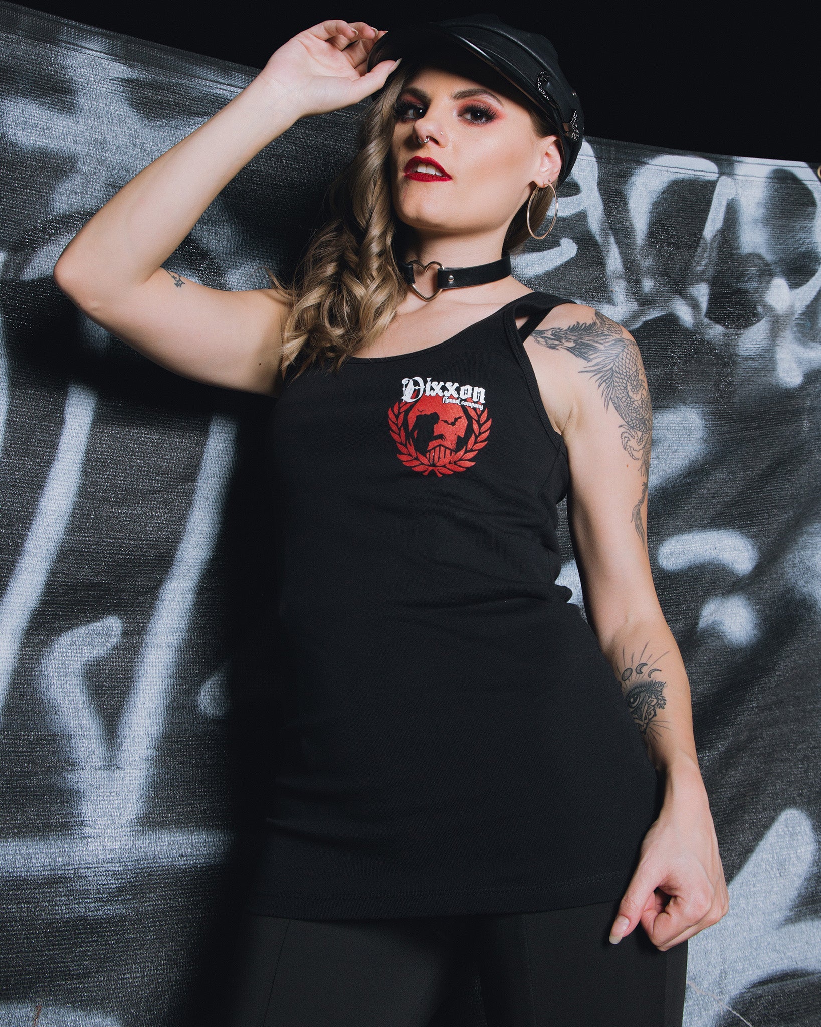 Fitted Tank Top - Black - Ladies