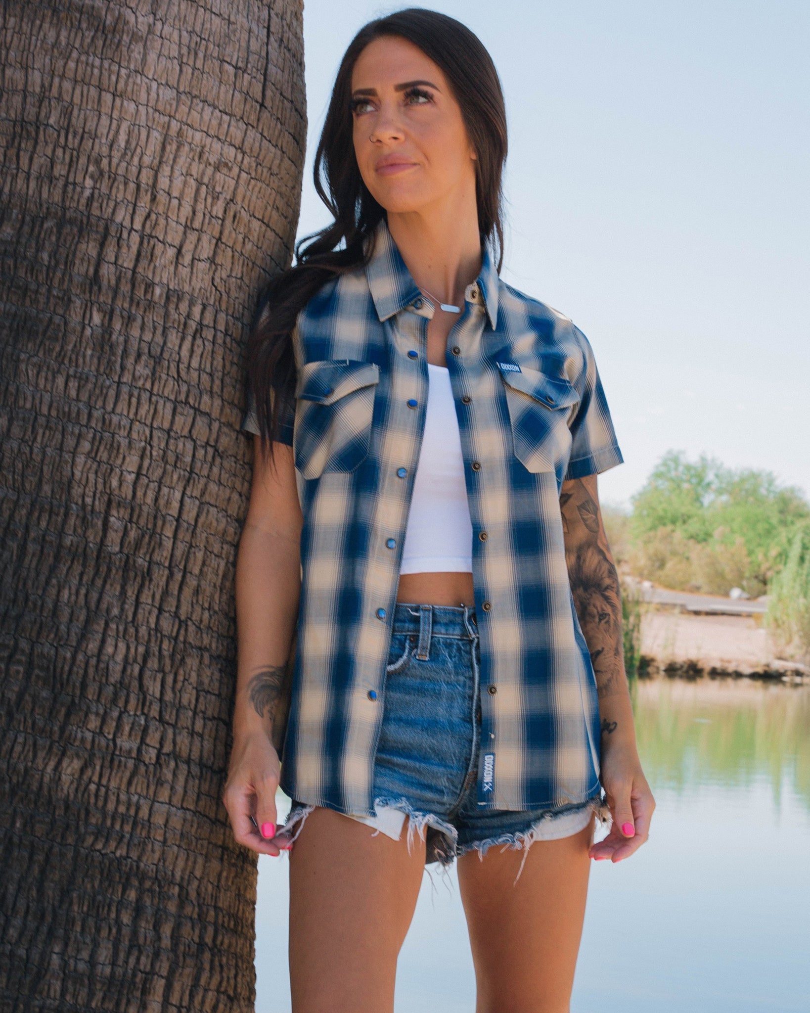 Women's Lincoln Ave Bamboo Short Sleeve | Dixxon Flannel Co. 2x