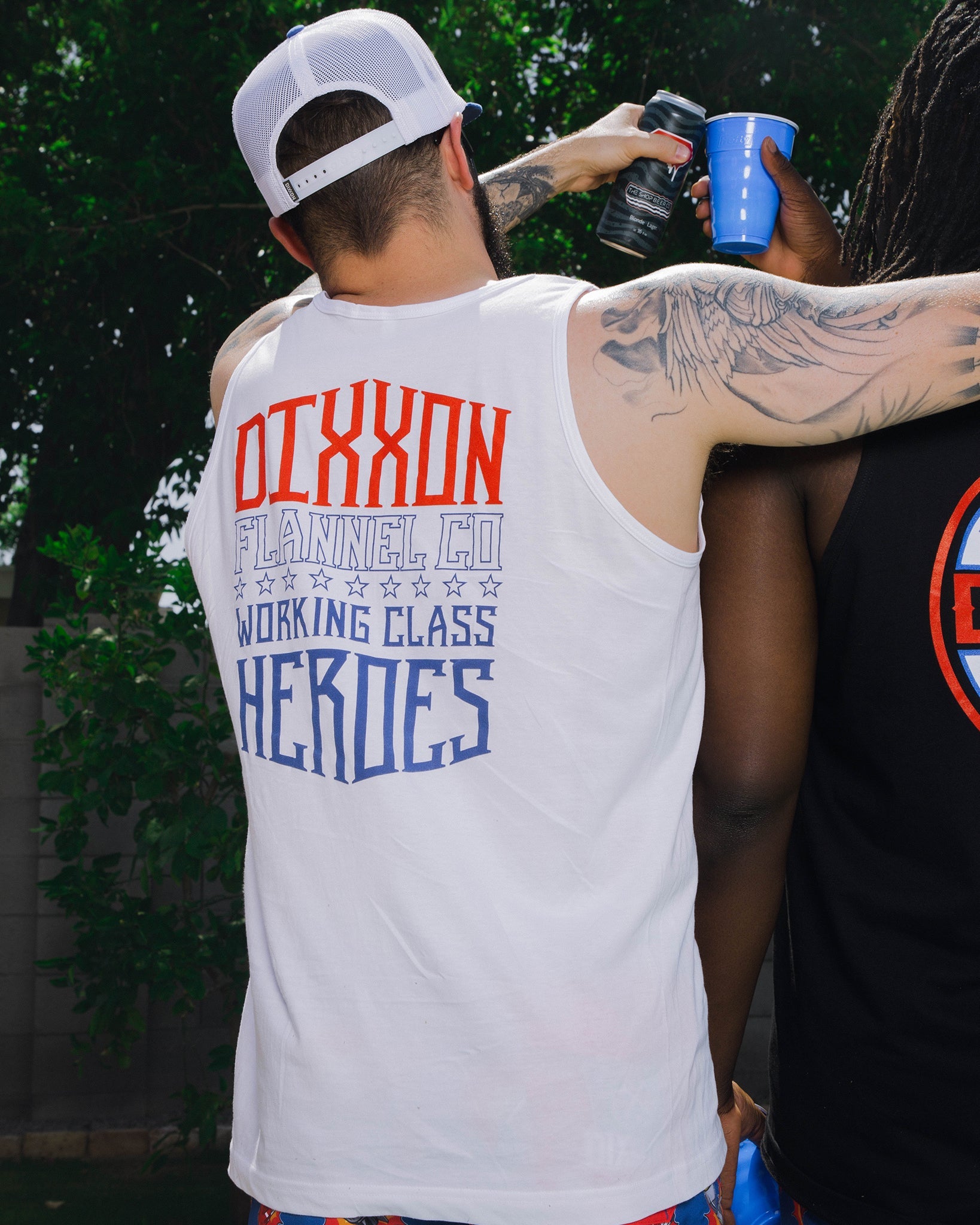 Working Class Heroes Tank - Red, White, & Blue