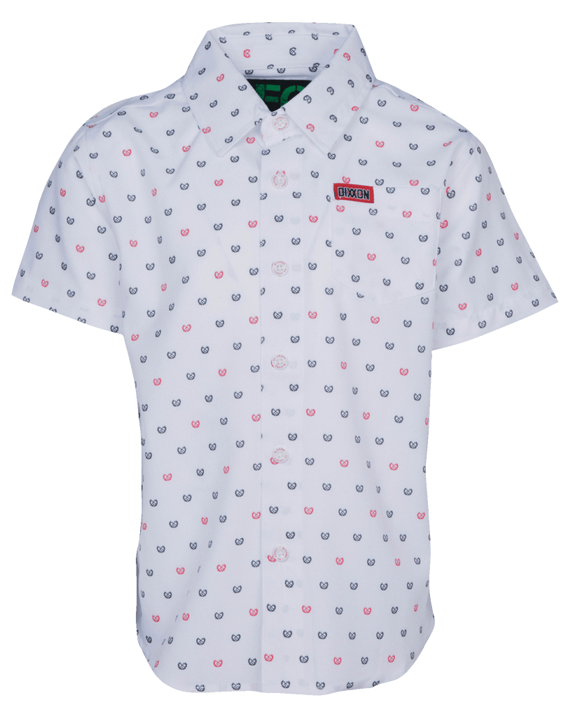 Youth Lucky 13 Short Sleeve - White - Dixxon Flannel Co.